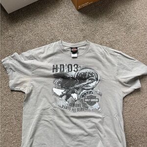 Harley-Davidson Gray Graphic Tee